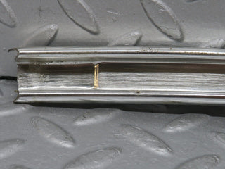 W108 rear right door chrome window channel used OEM