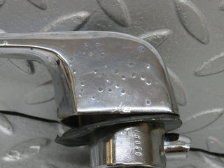 W108 front right chrome door handle no key used OEM
