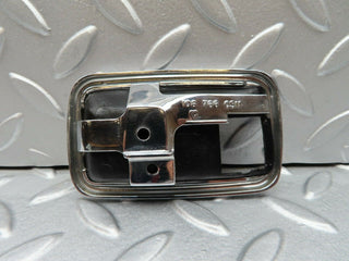 W123 chrome frame for door opener left used OEM