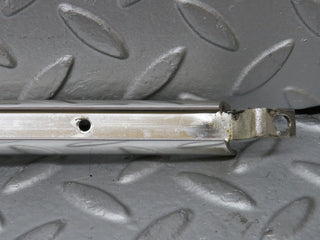 W108 rear left door window chrome channel used OEM