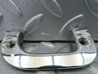 W123 Coupe right interior chrome door latch trim used OEM