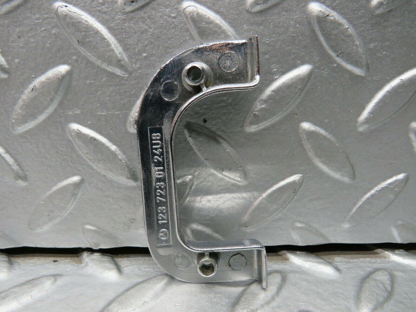 21971 Mercedes-Benz S123 280TE Wagon Left Chrome Door Latch Trim 1237230124