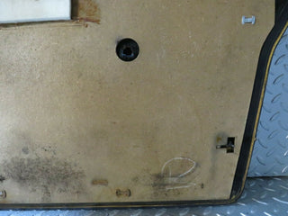 W116 front left door card blue used OEM