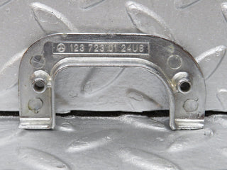W126 interior chrome door latch left used OEM