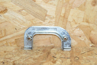 W123 left interior chrome door latch trim used OEM