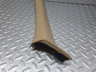 W126 a pillar cover left side beige used OEM
