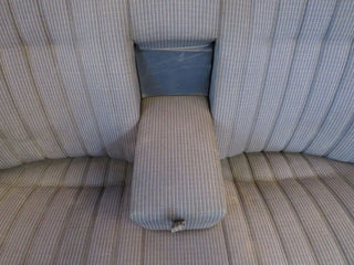 W123 rear seat blue used OEM