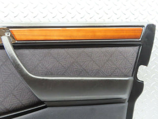W124 Wagon front right door card black used OEM