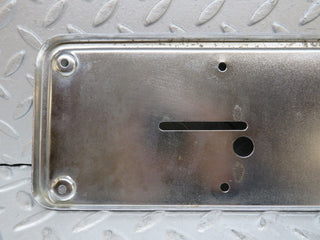 W109 rear number plate holder chrome used OEM