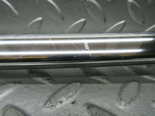 W123 Wagon rear left door chrome window channel used OEM
