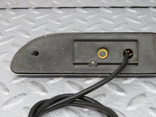 W108 number plate light trunk lid chrome used OEM
