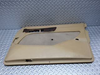 W126 front right door card beige used OEM