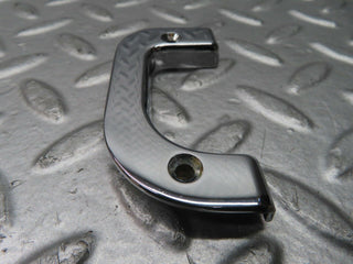 21491 Mercedes-Benz W126 300SE Left Chrome Door Latch Trim 1237230124