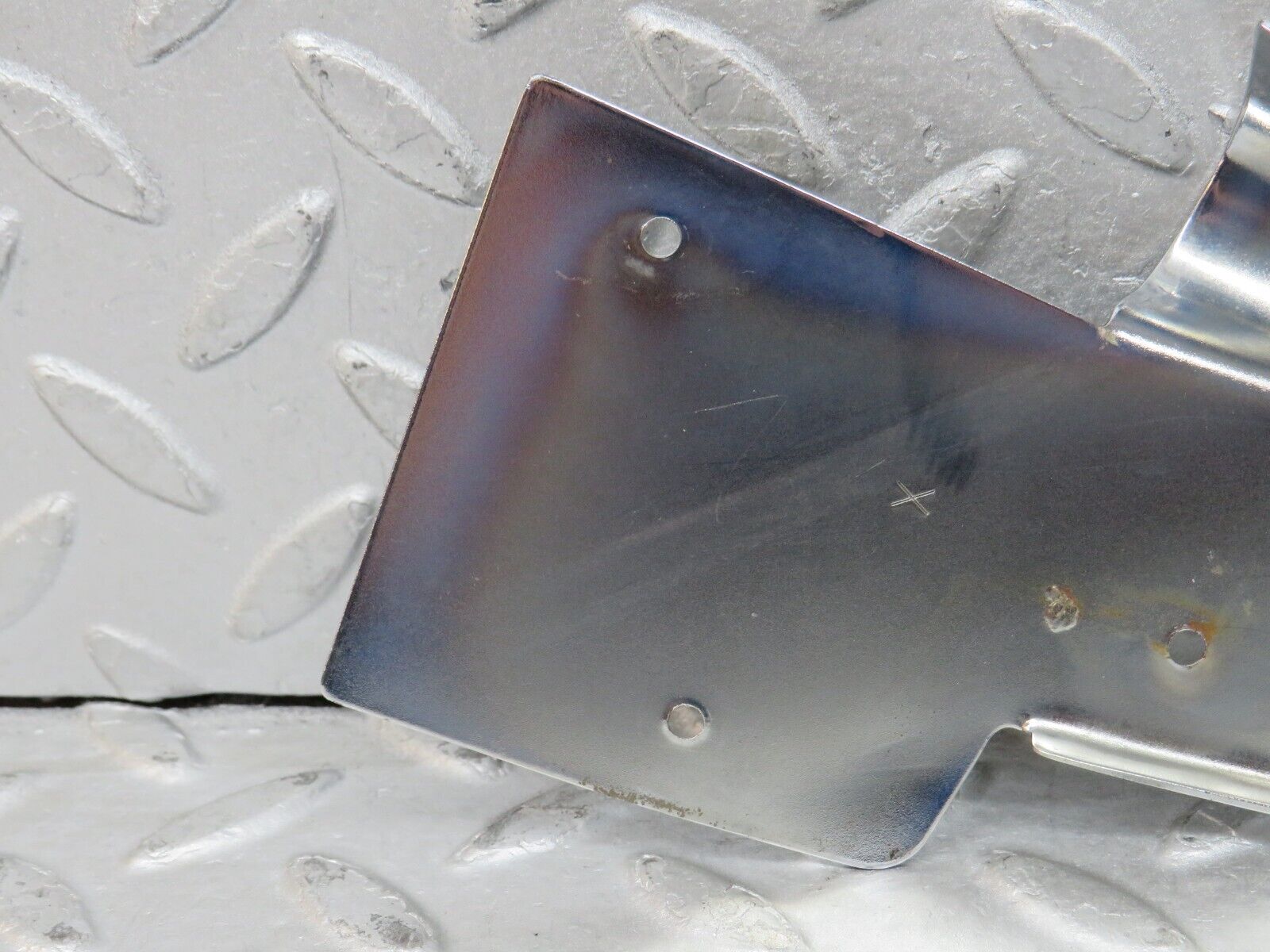 37763 Mercedes-Benz A124 320E Cabriolet B Pillar Chrome Cover Plate Right Side