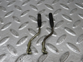W123 front door lock knob pair used OEM