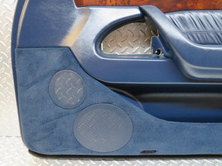 W140 front right door card blue used OEM