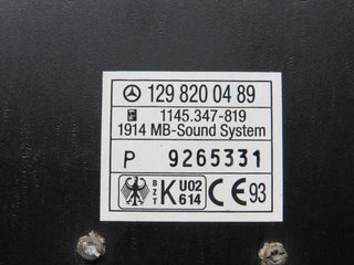 38386 Mercedes-Benz R129 280SL Coupe Audio Amplifier Control Unit 1298200489