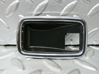 W114 chrome frame for door opener right used OEM