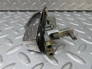 W116 exterior chrome door handle rear left used OEM