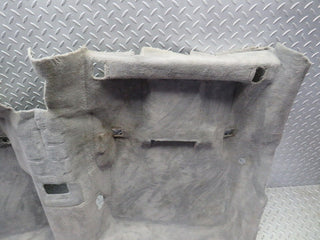 W124 rear floor carpet grey used OEM