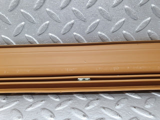 W124 front right door sill trim palomino used OEM