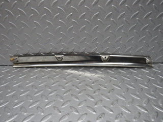 R129 SL folding top chrome top cover trim left used OEM