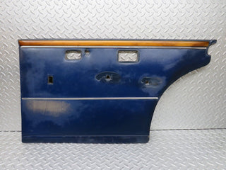 W109 rear right door card blue used OEM