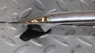 W109 rear left door chrome handle used OEM