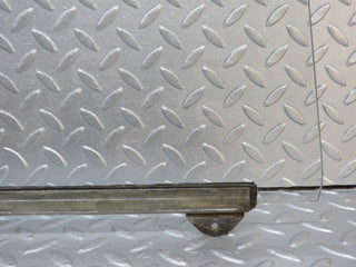 W110 Fintail Heckflosse front left door window glass used OEM