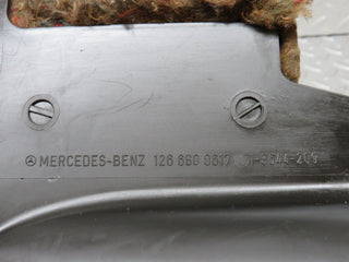 34403 Mercedes-Benz C126 380SEC Coupe Under Dash Panel Right Side 1266800617