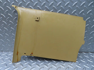 W123 front left kick panel cream used OEM