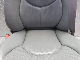 R129 SL electric front left passenger seat leather grey used OEM