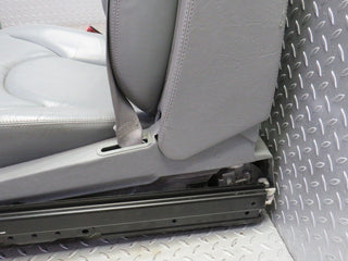 R129 SL electric front left passenger seat leather grey used OEM