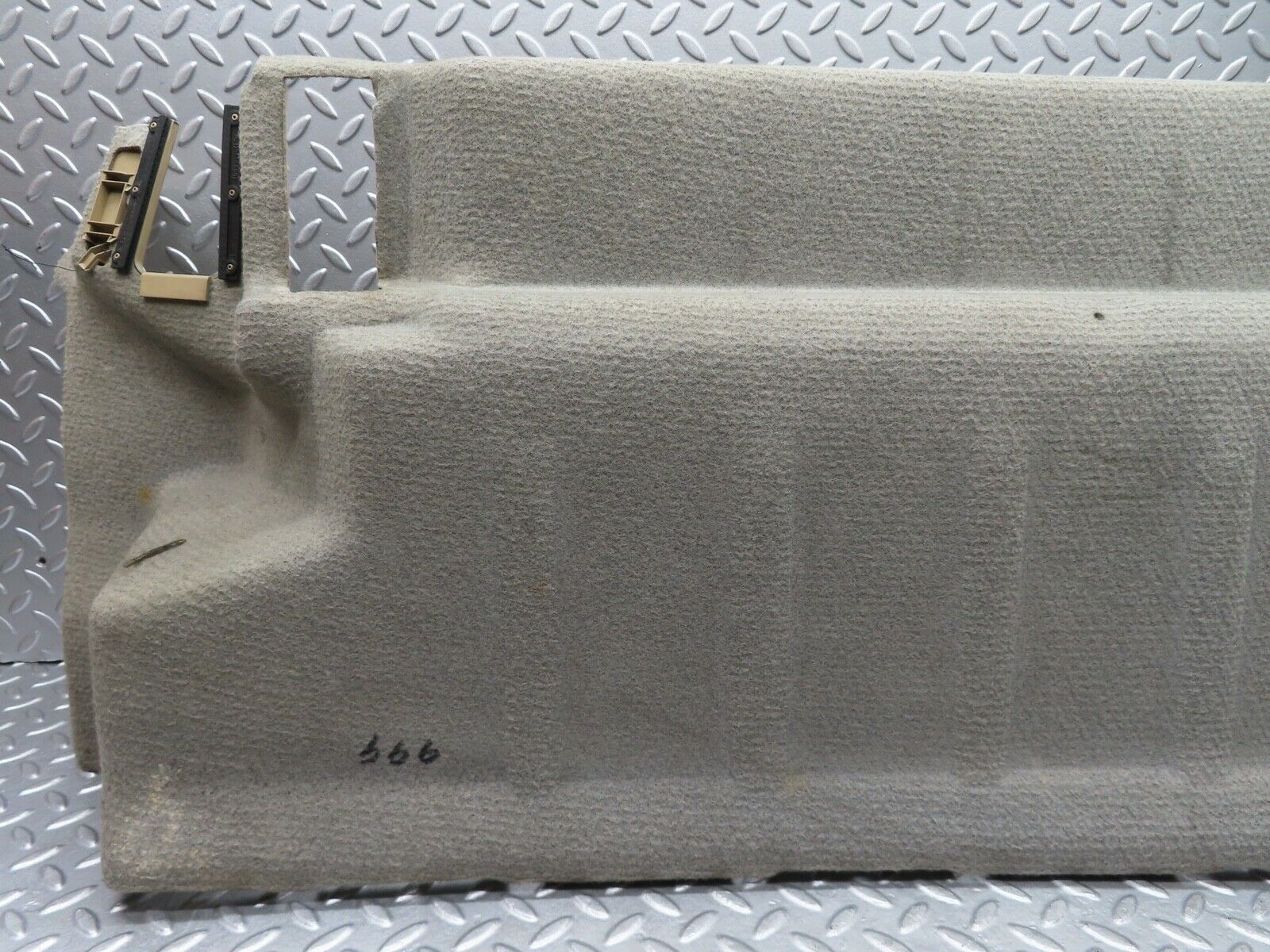 20009 Mercedes-Benz R129 300SL Coupe Trunk Carpet Fuel Tank Cover Cream