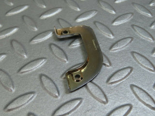 W115 left interior chrome door latch trim used OEM