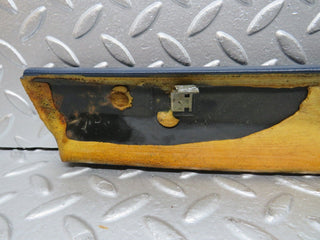 W123 A pillar cover trim left side blue used OEM