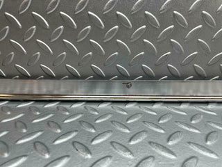 W116 rear left passenger side window trim used OEM