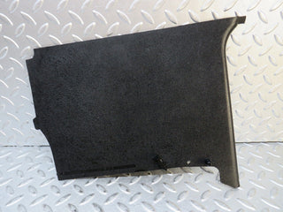 W123 Wagon kick panel trim left black used OEM
