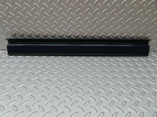 W123 front left door sill trim blue used OEM