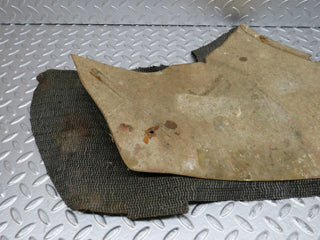 W123 centre console carpet black right side used OEM
