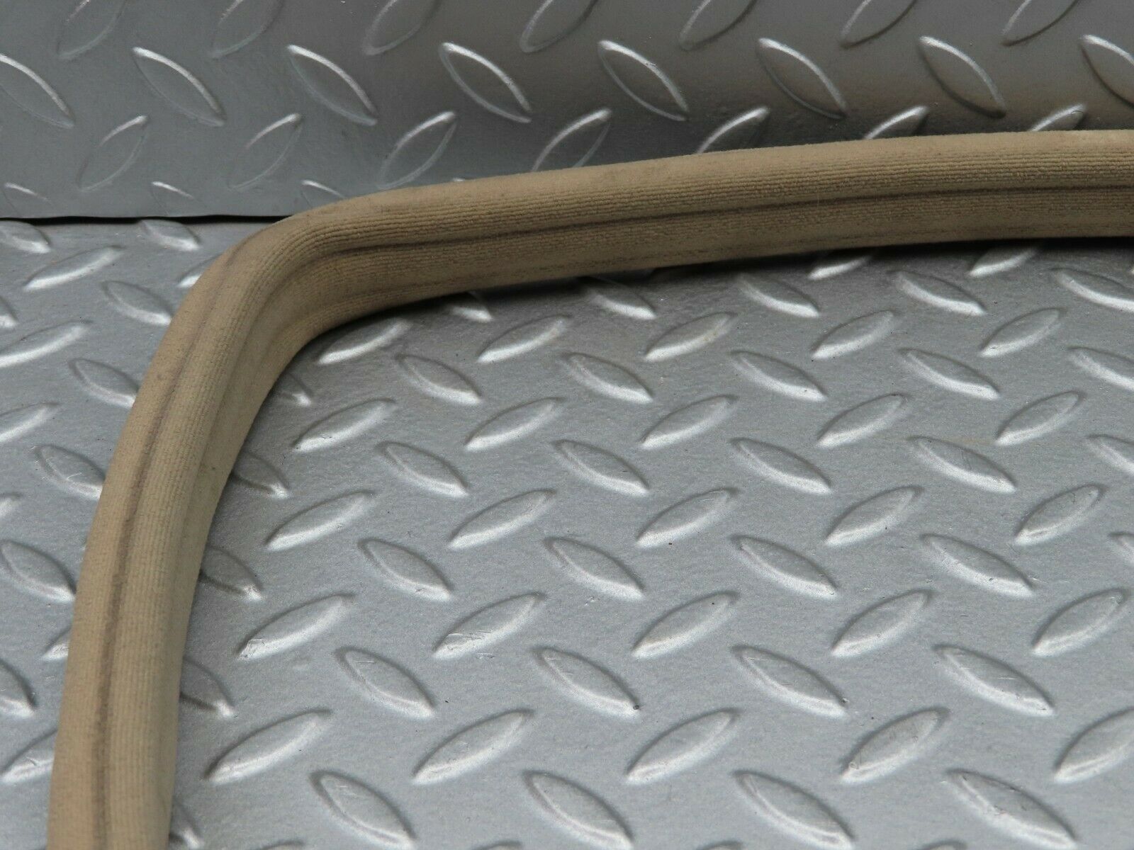 5498 Mercedes-Benz W124 230E Rear Left Door Frame Rubber Seal Beige Cloth