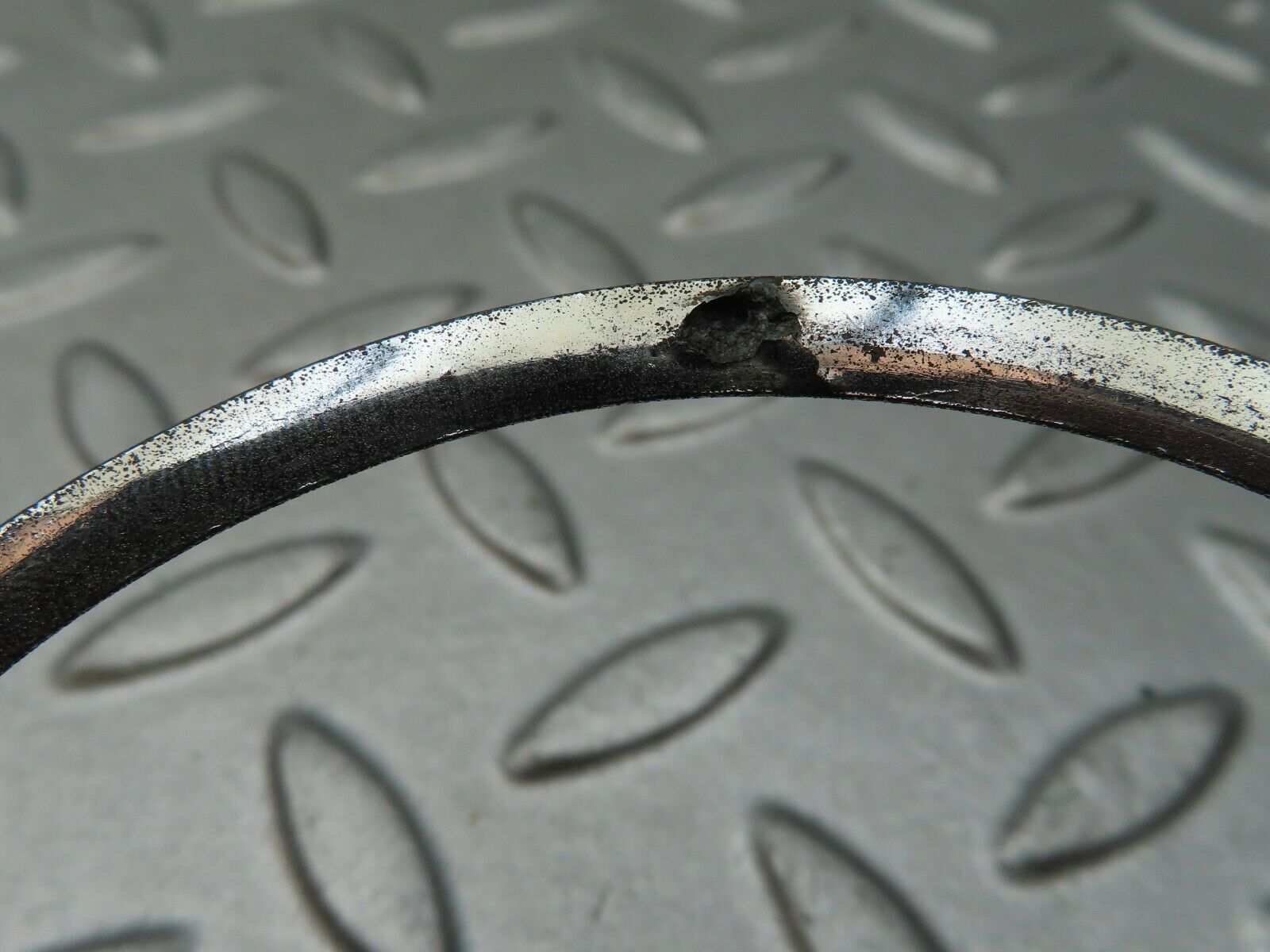 4778 Mercedes-Benz W114 280 CE Coupe Chrome Rear Emblem Logo