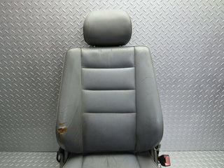 22382 Mercedes-Benz C124 E220 Coupe Front Right Seat Leather Grey 1249102350