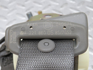 35279 Mercedes-Benz W221 Rear Seat Belt Set & Buckles 2218600485 2218600385