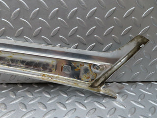 W116 a pillar chrome moulding trim left side used OEM