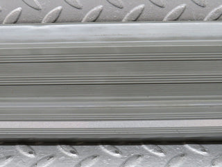 W126 rear left door sill trim grey used OEM