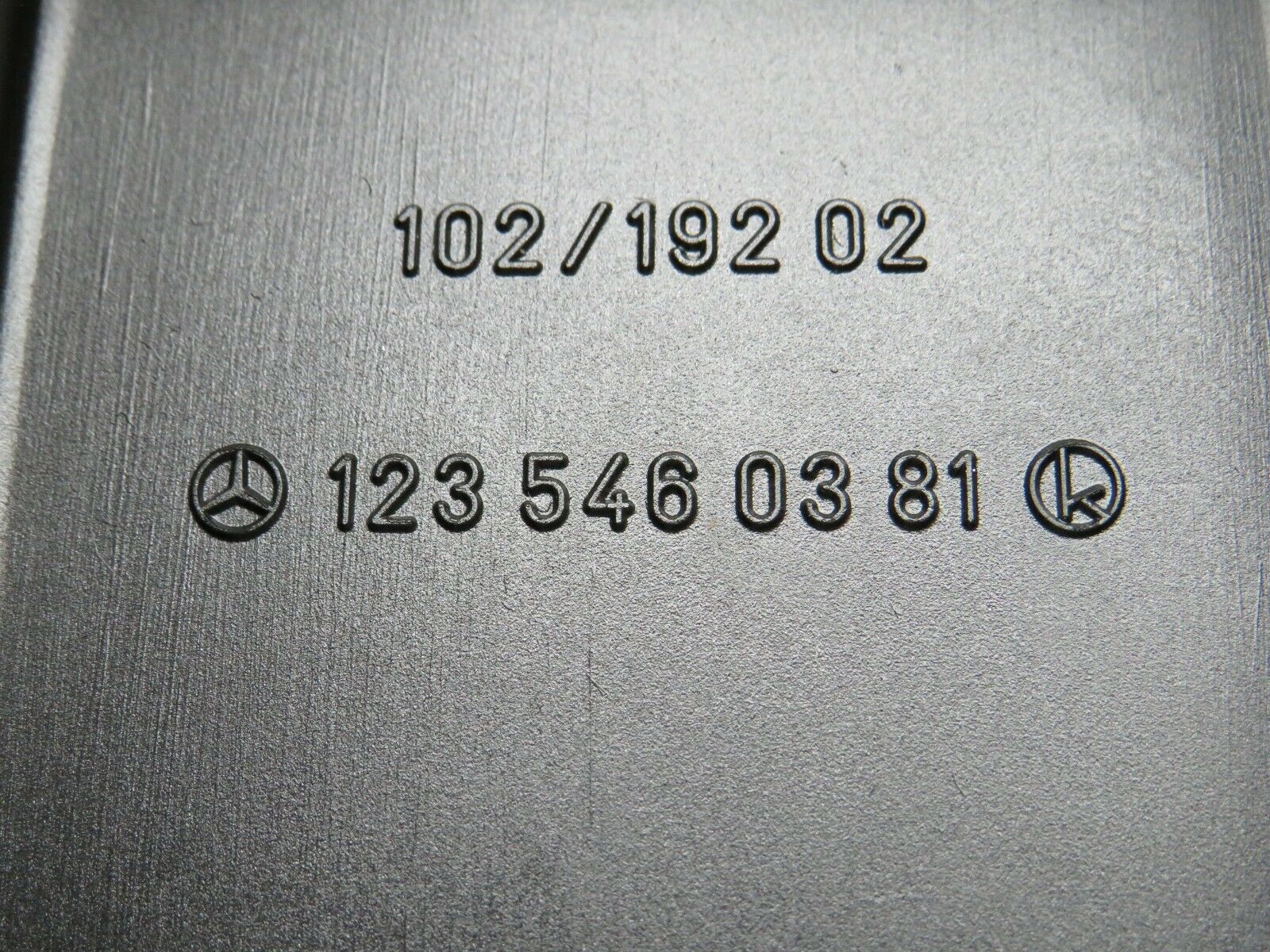 24032 Mercedes-Benz W123 280E Under Dash Plastic Cover Right Side 1235460381