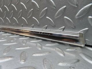 W123 rear right door chrome moulding trim used OEM