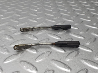 W126 front door lock knob pair used OEM
