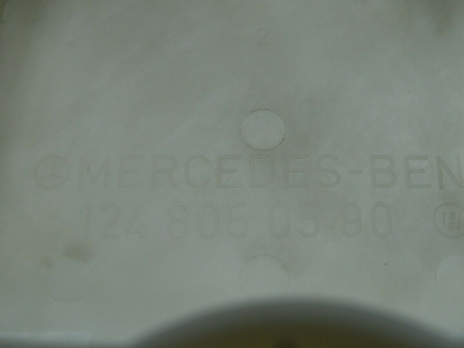 5319 Mercedes-Benz W124 230E Rear  Door Lock Vacuum Actuator Cover  1248050590